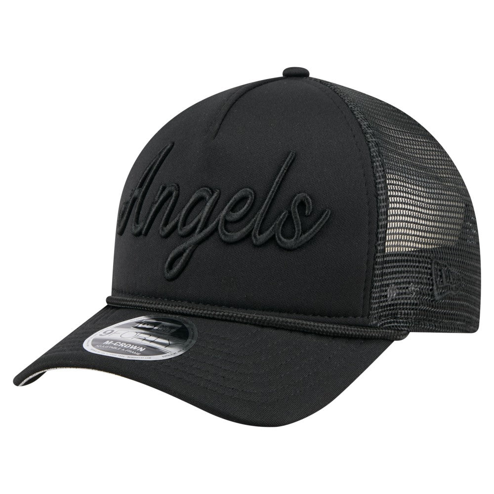Los Angeles Angels New Era City Initial 9FORTY A-Frame M-Crown Adjustable Trucker Hat Online
