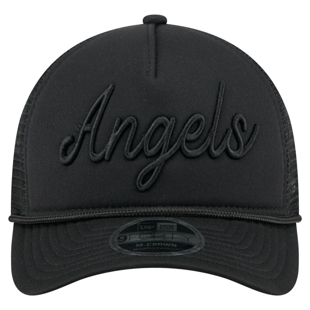 Los Angeles Angels New Era City Initial 9FORTY A-Frame M-Crown Adjustable Trucker Hat Online