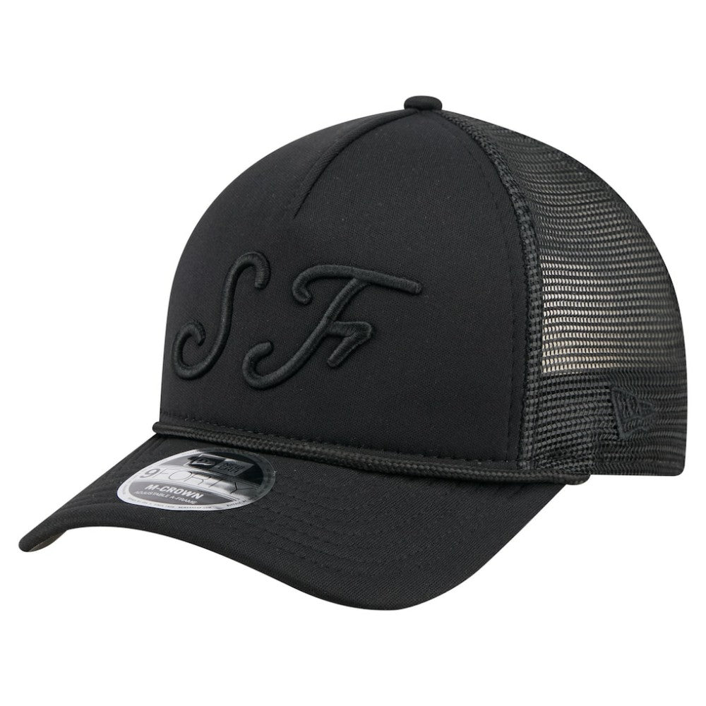 San Francisco Giants New Era City Initial 9FORTY A-Frame M-Crown Adjustable Trucker Hat Outlet