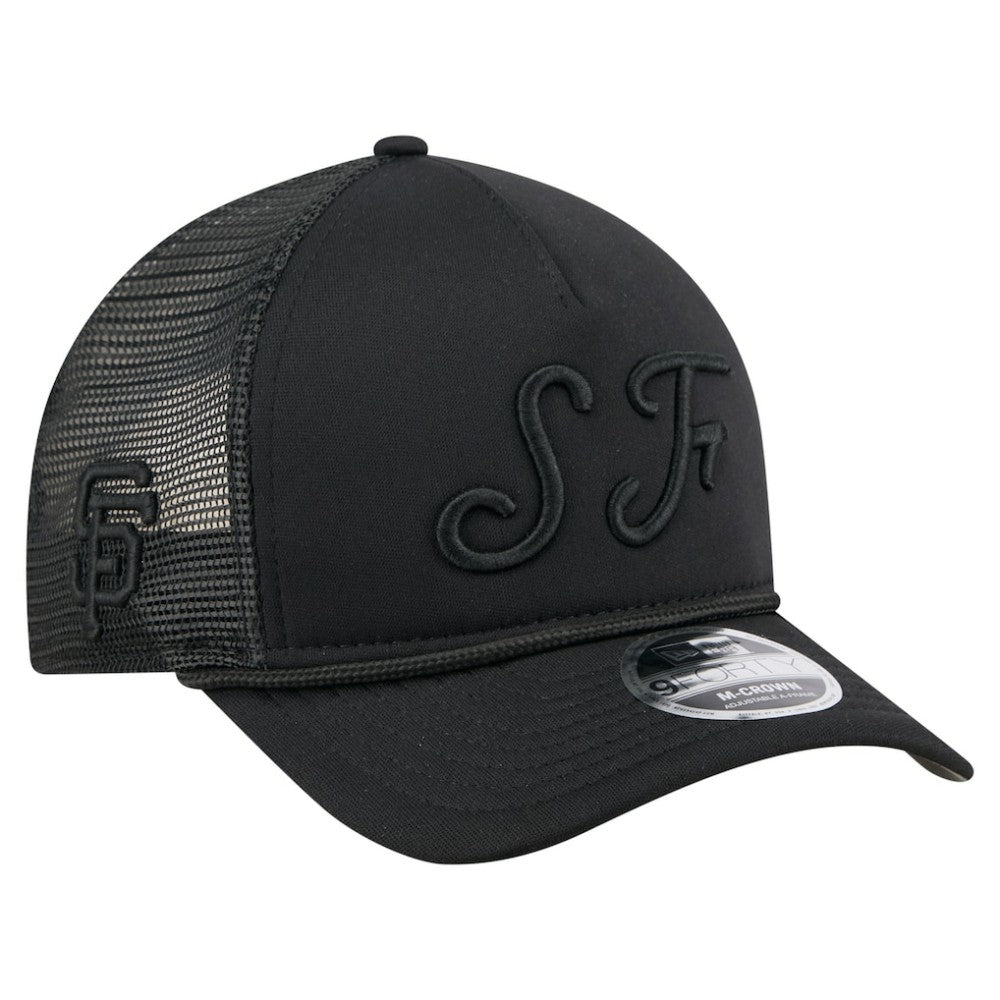 San Francisco Giants New Era City Initial 9FORTY A-Frame M-Crown Adjustable Trucker Hat Outlet