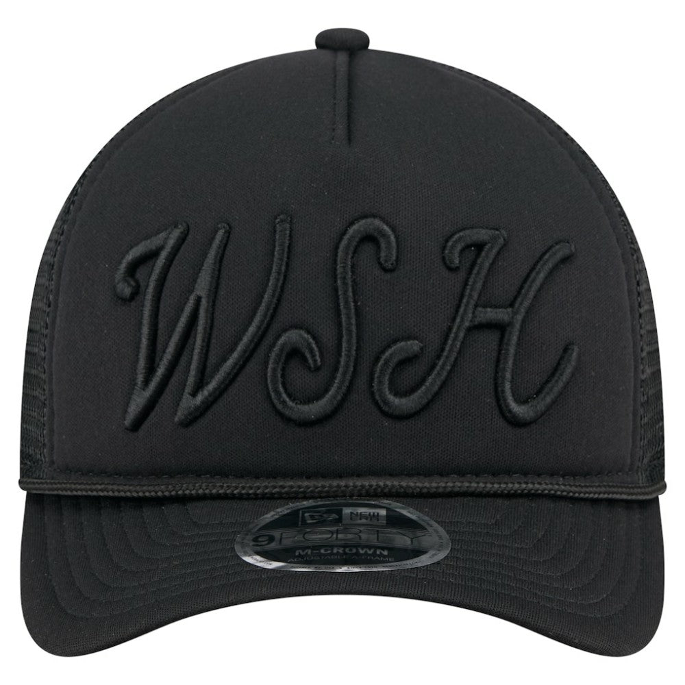 Washington Nationals New Era City Initial 9FORTY A-Frame M-Crown Adjustable Trucker Hat for sale