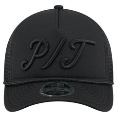 Pittsburgh Pirates New Era City Initial 9FORTY A-Frame M-Crown Adjustable Trucker Hat Outlet