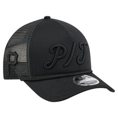Pittsburgh Pirates New Era City Initial 9FORTY A-Frame M-Crown Adjustable Trucker Hat Outlet