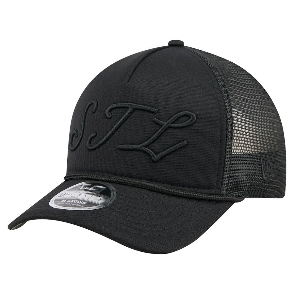 St. Louis Cardinals New Era City Initial 9FORTY A-Frame M-Crown Adjustable Trucker Hat Sale
