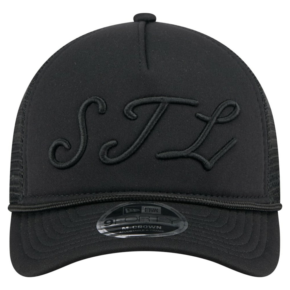 St. Louis Cardinals New Era City Initial 9FORTY A-Frame M-Crown Adjustable Trucker Hat Sale