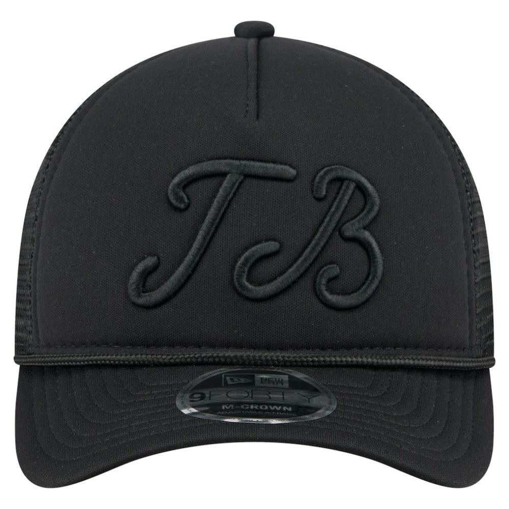 Tampa Bay Rays New Era City Initial 9FORTY A-Frame M-Crown Adjustable Trucker Hat Discount