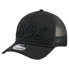 Boston Red Sox New Era City Initial 9FORTY A-Frame M-Crown Adjustable Trucker Hat for sale
