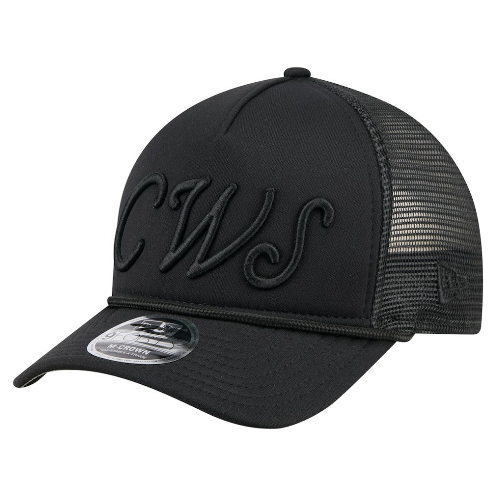 Chicago White Sox New Era City Initial 9FORTY A-Frame M-Crown Adjustable Trucker Hat Sale