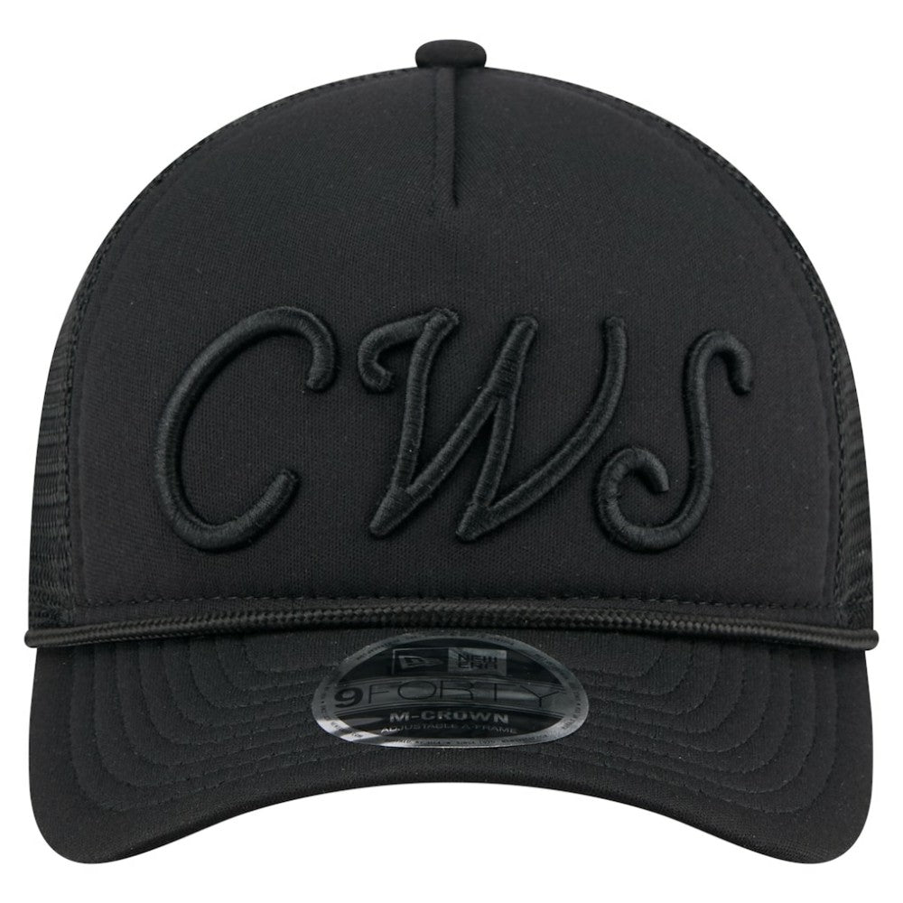 Chicago White Sox New Era City Initial 9FORTY A-Frame M-Crown Adjustable Trucker Hat Sale