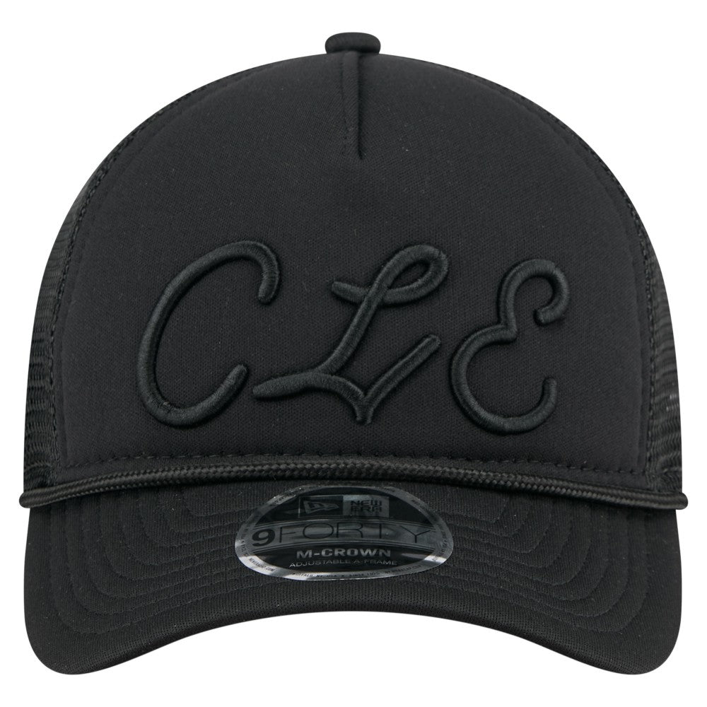 Cleveland Guardians New Era City Initial 9FORTY A-Frame M-Crown Adjustable Trucker Hat Online