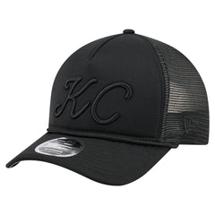 Kansas City Royals New Era City Initial 9FORTY A-Frame M-Crown Adjustable Trucker Hat Discount