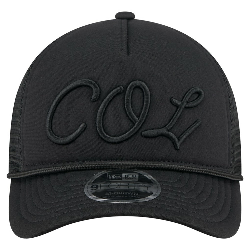 Colorado Rockies New Era City Initial 9FORTY A-Frame M-Crown Adjustable Trucker Hat Outlet