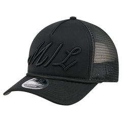 Milwaukee Brewers New Era City Initial 9FORTY A-Frame M-Crown Adjustable Trucker Hat Outlet