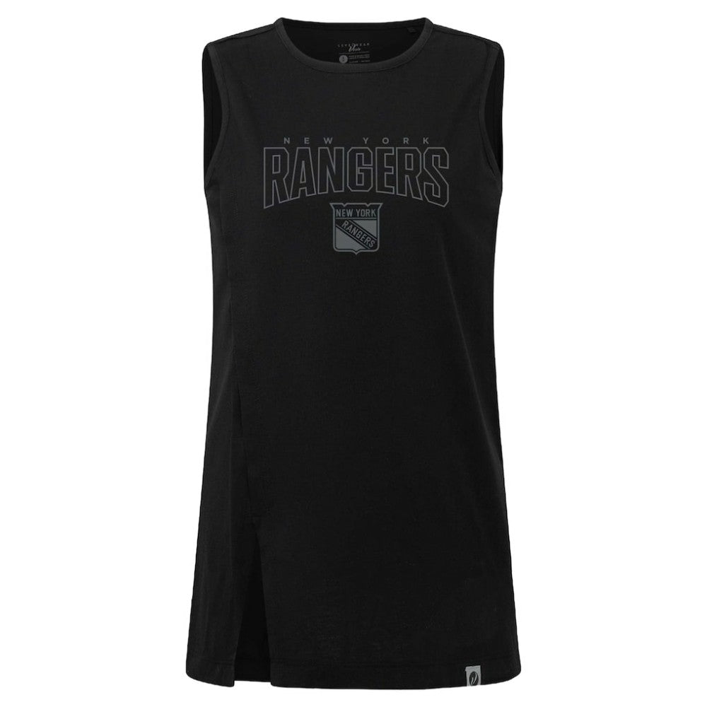 New York Rangers Levelwear Women's Influx Darkmoon Tank Top - Black | NHL near me