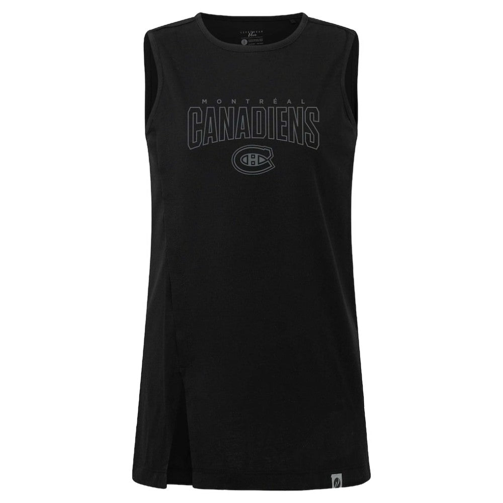 Montreal Canadiens Levelwear Women's Influx Darkmoon Tank Top - Black | NHL near me
