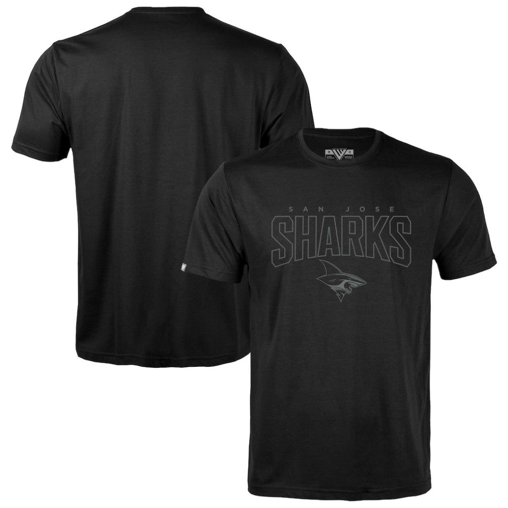 San Jose Sharks Levelwear Richmond Darkmoon T-Shirt - Black | NHL online