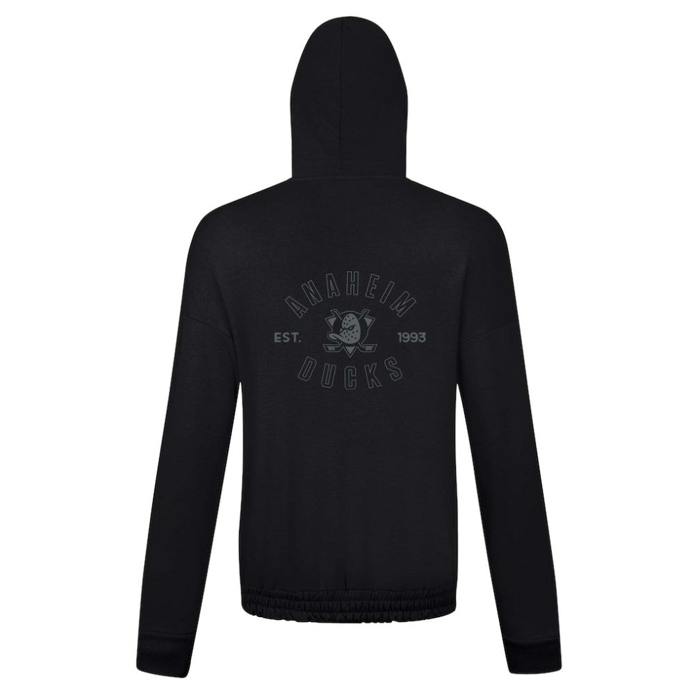 Anaheim Ducks Levelwear Women's Waterfall Nightfall Pullover Hoodie - Black | NHL on sale