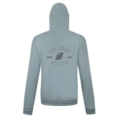 New Jersey Devils Levelwear Women's Waterfall Nightfall Pullover Hoodie - Gray | NHL Clearance