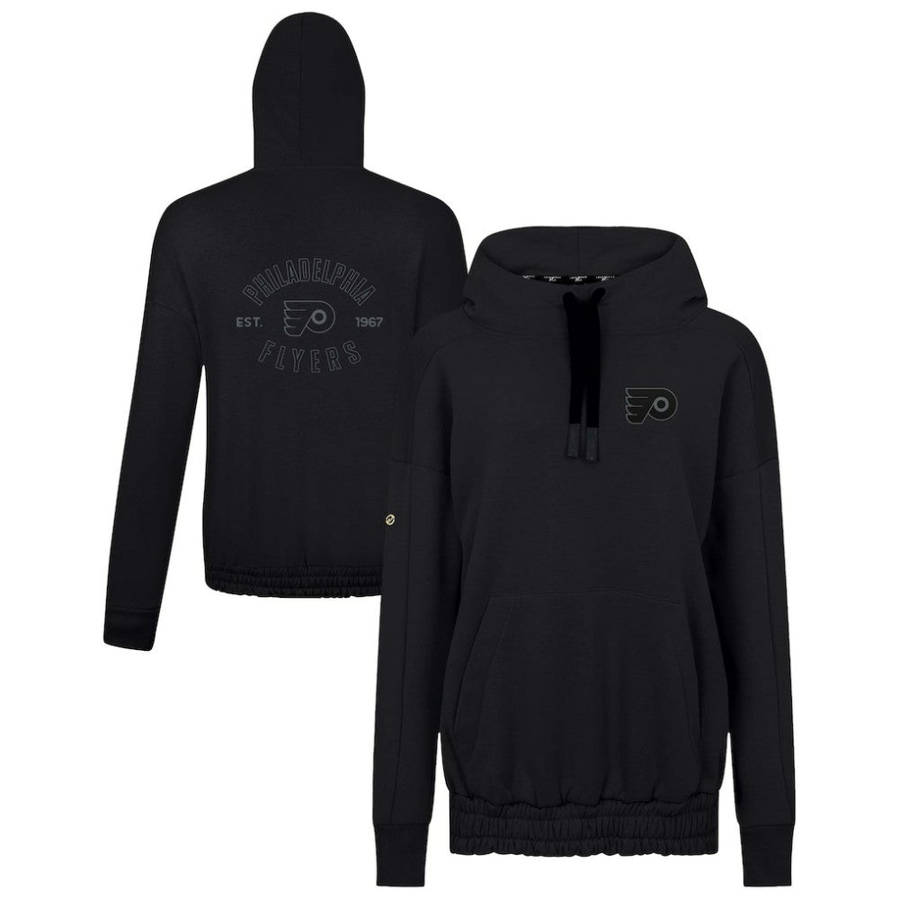 Philadelphia Flyers Levelwear Women's Waterfall Nightfall Pullover Hoodie - Black | NHL Lifestyle
