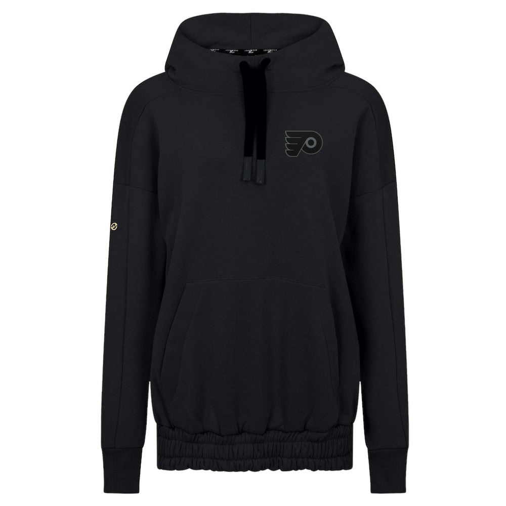Philadelphia Flyers Levelwear Women's Waterfall Nightfall Pullover Hoodie - Black | NHL Lifestyle