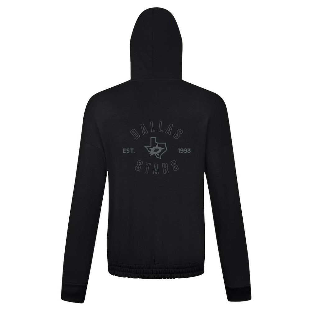 Dallas Stars Levelwear Women's Waterfall Nightfall Pullover Hoodie - Black | NHL Lifestyle