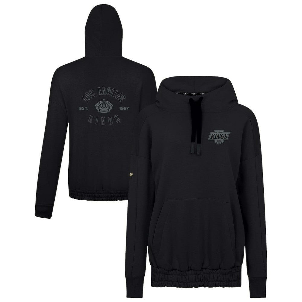 Los Angeles Kings Levelwear Women's Waterfall Nightfall Pullover Hoodie - Black | NHL near me