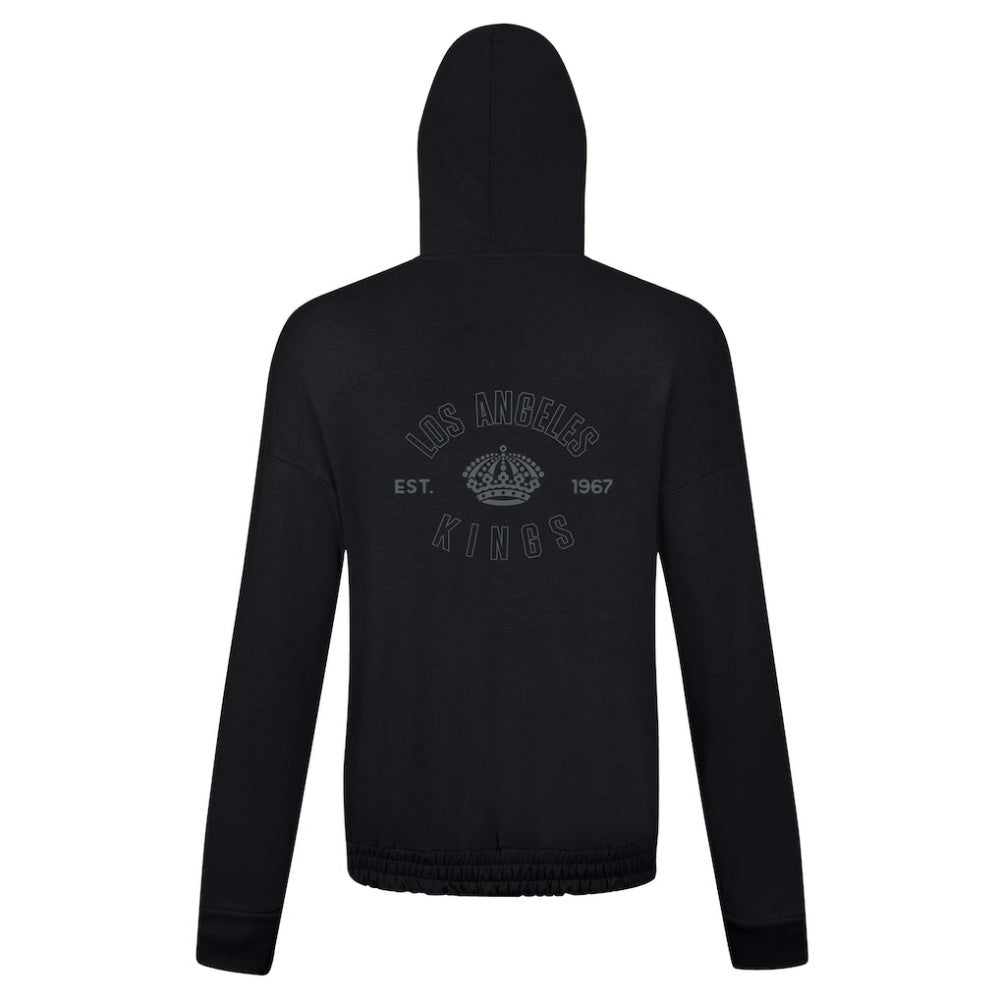Los Angeles Kings Levelwear Women's Waterfall Nightfall Pullover Hoodie - Black | NHL near me