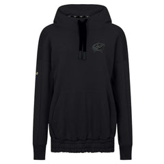 Columbus Blue Jackets Levelwear Women's Waterfall Nightfall Pullover Hoodie - Black | NHL discount
