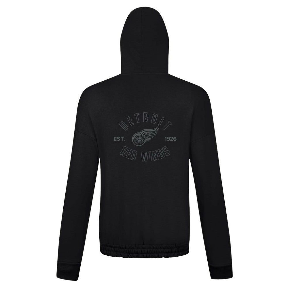 Detroit Red Wings Levelwear Women's Waterfall Nightfall Pullover Hoodie - Black | NHL discount