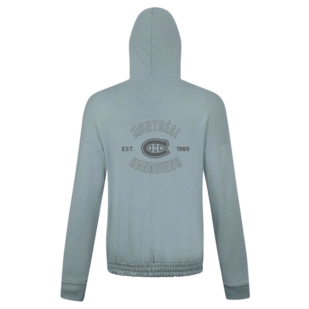 Montreal Canadiens Levelwear Women's Waterfall Nightfall Pullover Hoodie - Gray | NHL Lifestyle