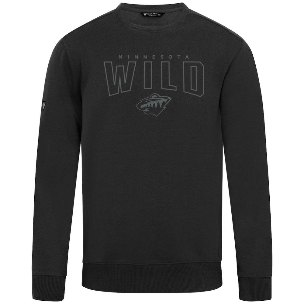 Minnesota Wild Levelwear Zane Darkmoon Pullover Sweatshirt - Black | NHL on sale