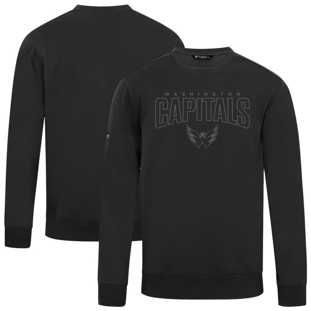 Washington Capitals Levelwear Zane Darkmoon Pullover Sweatshirt - Black | NHL Lifestyle