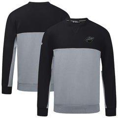 Minnesota Wild Levelwear Legacy Nightfall Pullover Sweatshirt - Black/Gray | NHL online
