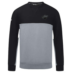 Minnesota Wild Levelwear Legacy Nightfall Pullover Sweatshirt - Black/Gray | NHL online