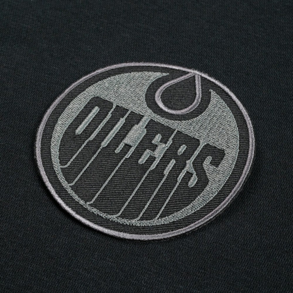 Edmonton Oilers Levelwear Legacy Nightfall Pullover Sweatshirt - Black/Gray | NHL near me