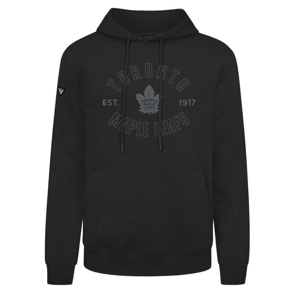 Toronto Maple Leafs Levelwear Podium Abyssal Pullover Hoodie - Black | NHL online