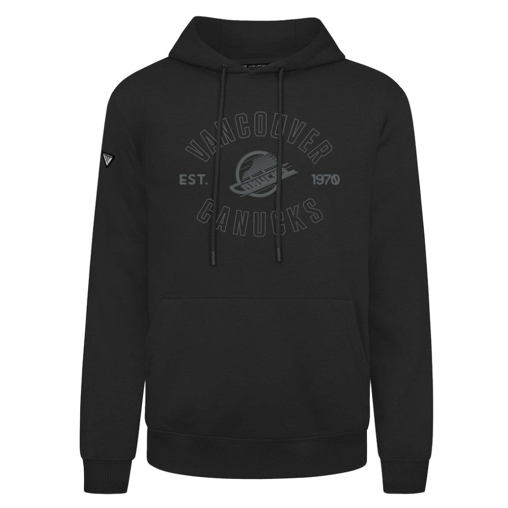 Vancouver Canucks Levelwear Podium Abyssal Pullover Hoodie - Black | NHL online