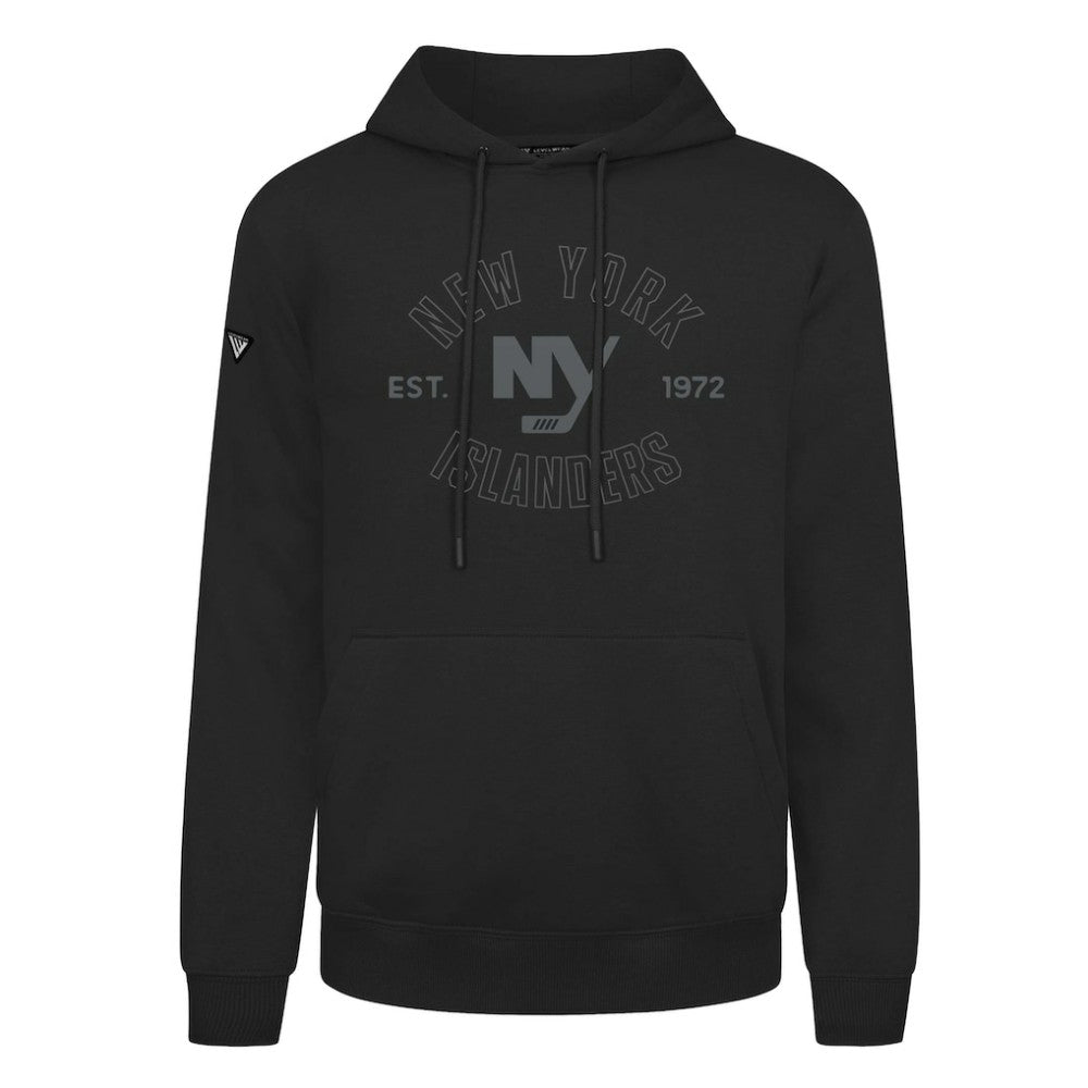 New York Islanders Levelwear Podium Abyssal Pullover Hoodie - Black | NHL near me