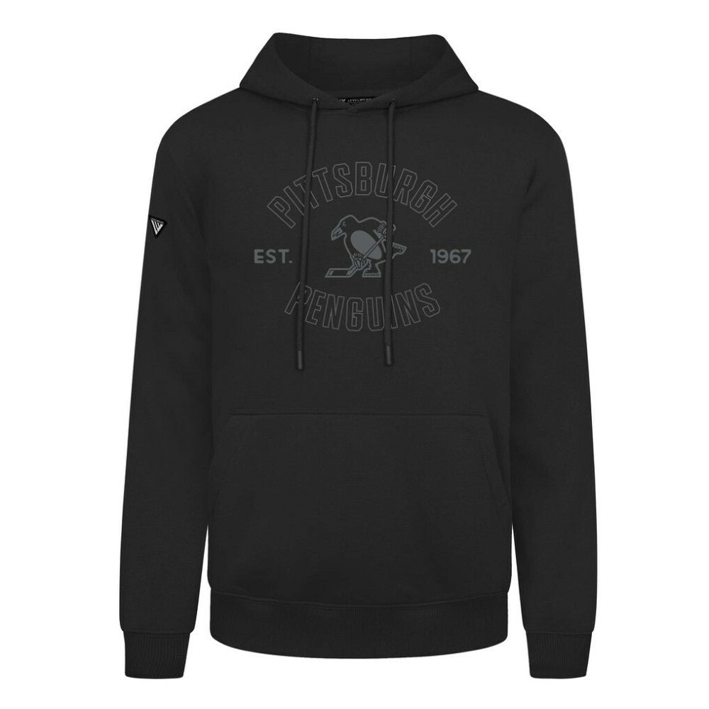 Pittsburgh Penguins Levelwear Podium Abyssal Pullover Hoodie - Black | NHL Lifestyle