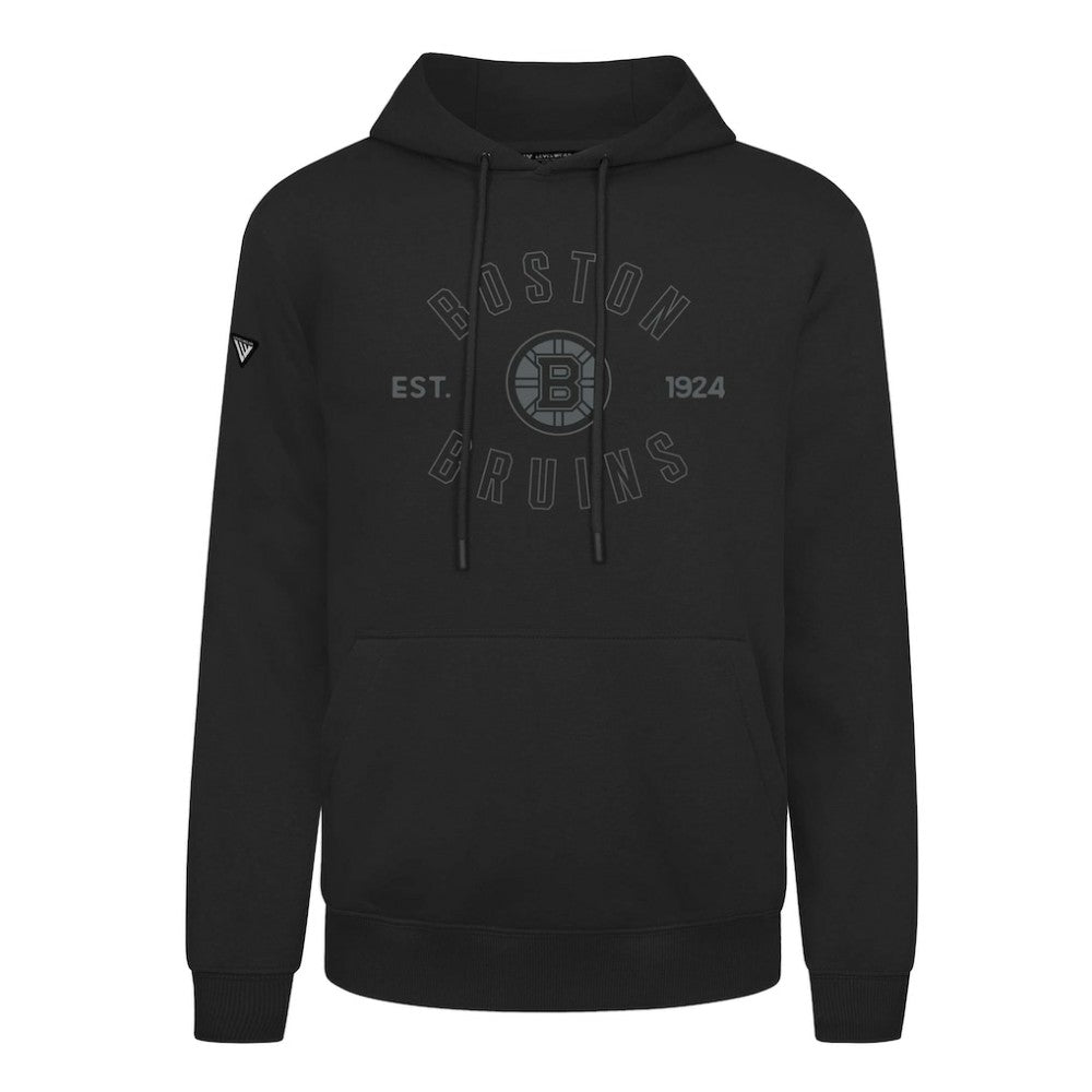 Boston Bruins Levelwear Podium Abyssal Pullover Hoodie - Black | NHL near me