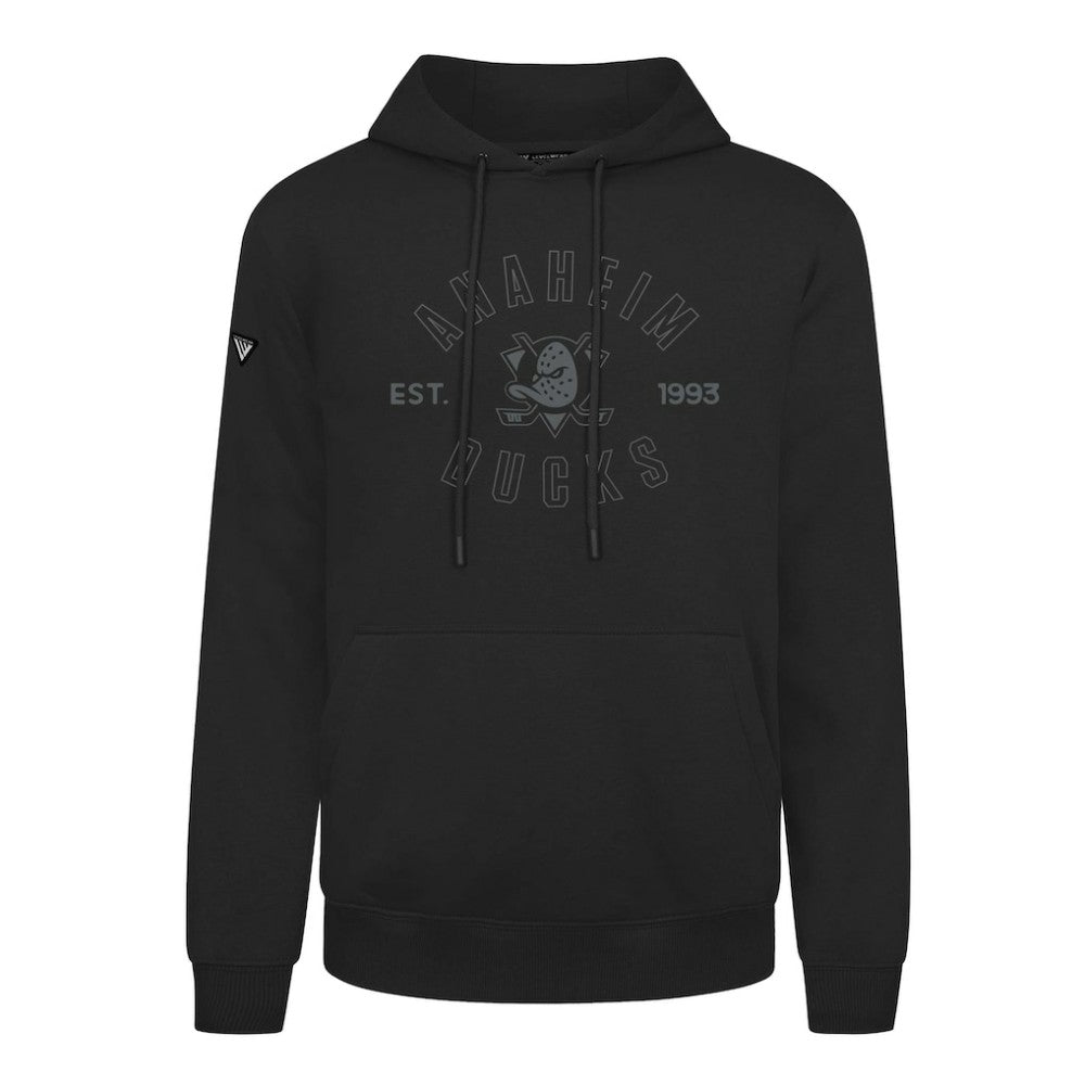 Anaheim Ducks Levelwear Podium Abyssal Pullover Hoodie - Black | NHL near me