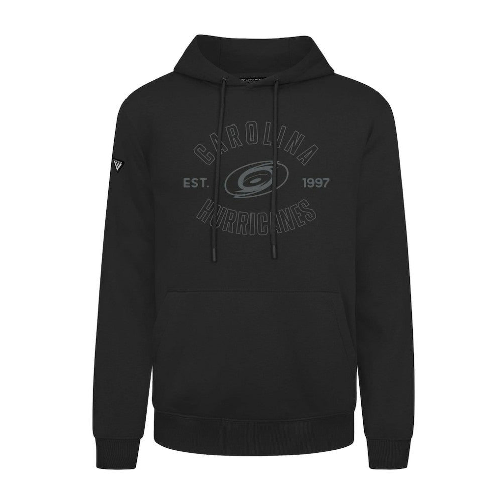 Carolina Hurricanes Levelwear Podium Abyssal Pullover Hoodie - Black | NHL discount