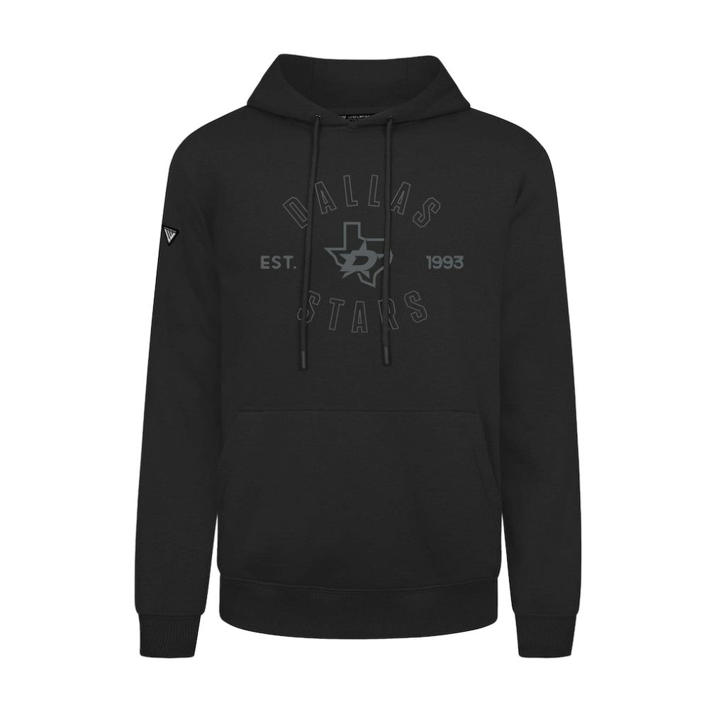 Dallas Stars Levelwear Podium Abyssal Pullover Hoodie - Black | NHL Clearance