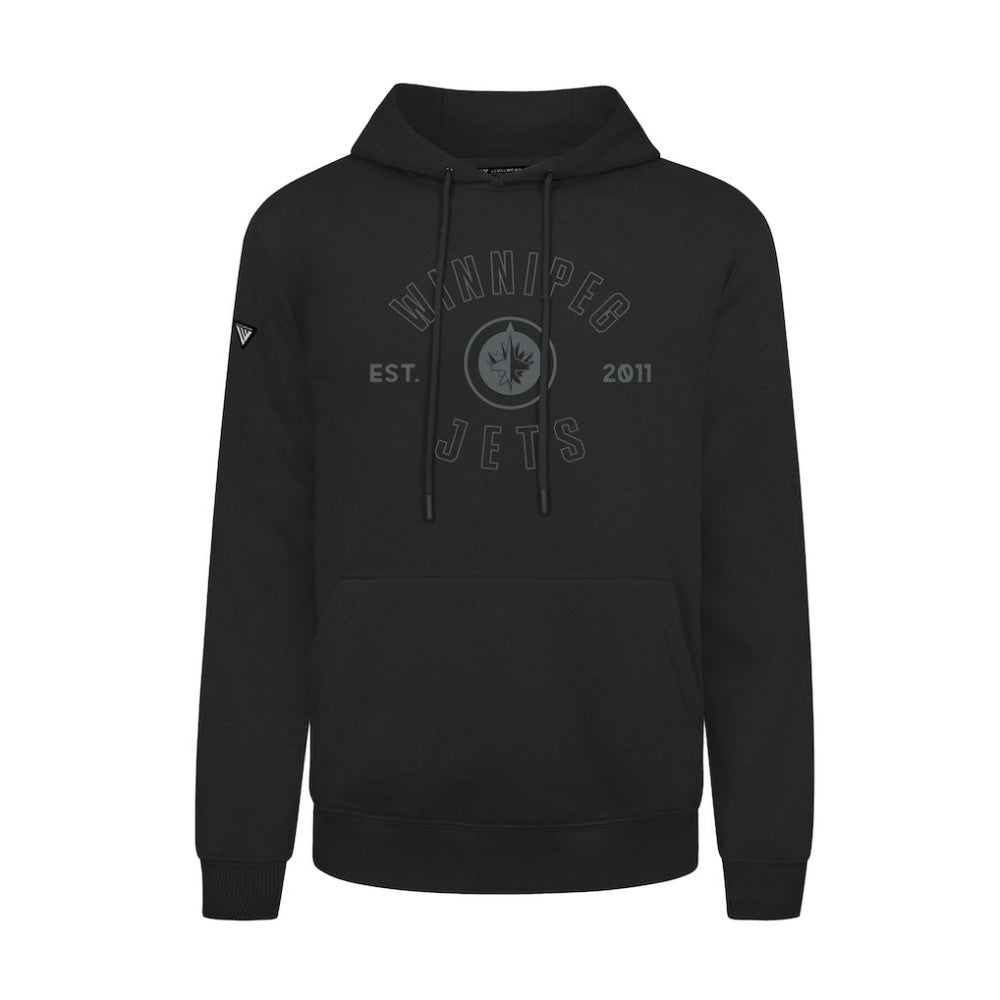 Winnipeg Jets Levelwear Podium Abyssal Pullover Hoodie - Black | NHL online