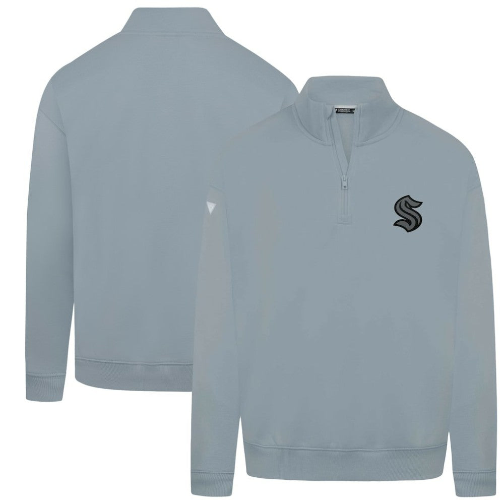 Seattle Kraken Levelwear Murray Nightfall Quarter-Zip Jacket - Gray | NHL Lifestyle