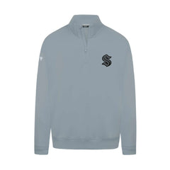 Seattle Kraken Levelwear Murray Nightfall Quarter-Zip Jacket - Gray | NHL Lifestyle