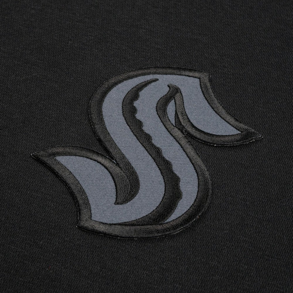 Seattle Kraken Levelwear Murray Nightfall Quarter-Zip Jacket - Black | NHL online