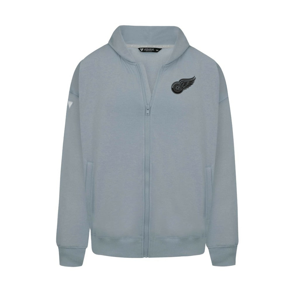 Detroit Red Wings Levelwear Uphill Abyssal Full-Zip Hoodie - Gray | NHL sale