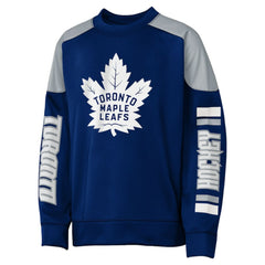 Auston Matthews Toronto Maple Leafs Outerstuff Youth Best Defense Name & Number Crewneck Sweatshirt - Blue | NHL on sale