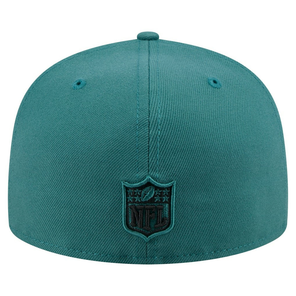 Philadelphia Eagles New Era State Stitch 59FIFTY Fitted Hat - Midnight Green - NFL